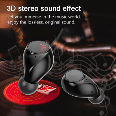 

Q9A True Wireless Bluetooth Earphone TWS Earbuds Sports Headphones In-Ear Earphone 3D Stereo Headset with Mic Charging Case