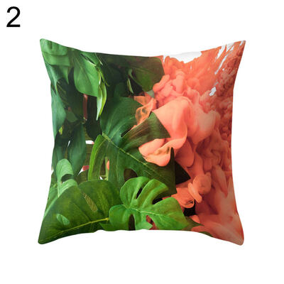 

Flower Monstera Leaf Throw Pillow Case Cushion Cover Sofa Bed Car Office Decor