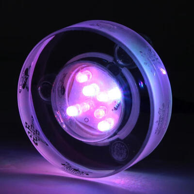 

Greensen Beautiful Pattern Mini Crystal LED Light Base Buddha Display Stand Holder Home Decor