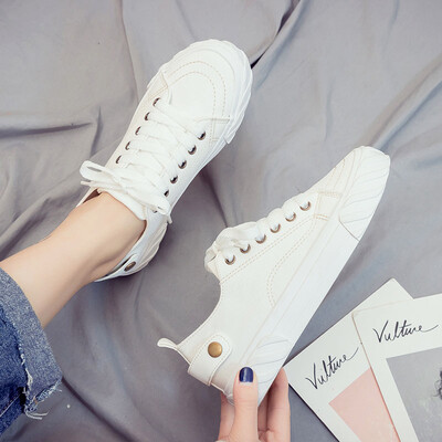 

Spring 2019 new canvas womens shoes Korean version 100 lap casual cloth shoes student spring small whiteboard shoes summer tide s
