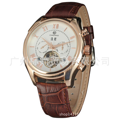 

Forsining genuine tourbillon mens automatic mechanical watch mens watch
