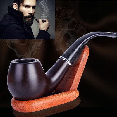 

Siaonvr 2017 New Retro Enchase Durable Resin Smoking Pipe Tobacco Pipes Cigar Gift