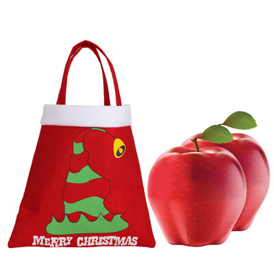 

〖Follure〗Christmas Elf Printed Candy Gift Tote Bag Xmas Tree Home Hotel Decoration