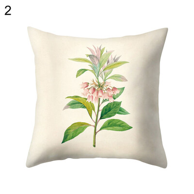 

Fresh Flower Leaf Pillow Case Cushion Cover Sofa Bed Car Cafe Office Decoration