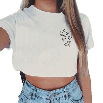 

Nomeni Women Girls Plus Size Print Tees Shirt Short Sleeve T Shirt Blouse Tops