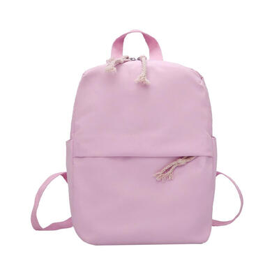 

Women Canvas Backpack Preppy Style Solid Color Travel School Shoulder Bags