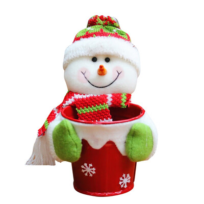 

Christmas Candy Cans Santa Claus Elk Snowman Christmas Festive Linen Gift Box Gifts New Year xmas Decoration Childrens Gifts
