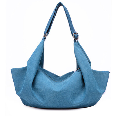 

Tailored The new canvas bag ladies handbag shoulder tide simple stitching shoulder bag