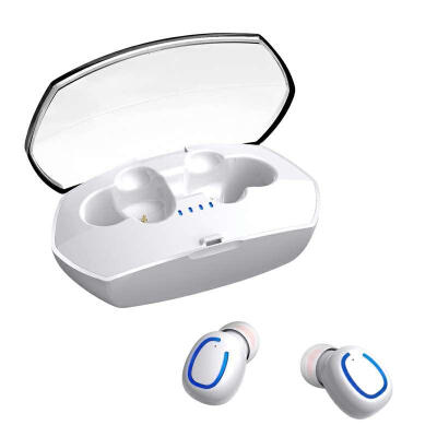 

Bluetooth 50 Wireless Earphones Mini TWS Waterproof Noise Canceling 6D Stereo Earbuds With Mics Charging Case