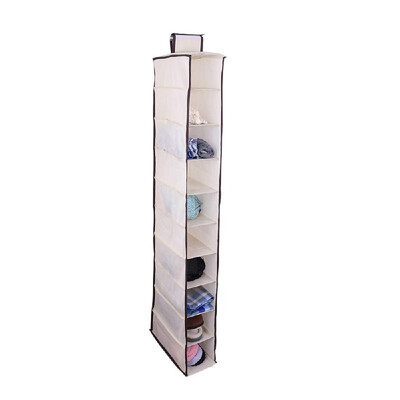 

10 Layers Hanging Garment Bag Clothes Storage Bag Shoes Clothing Organizer
