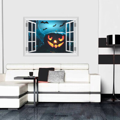 

〖Follure〗3D Halloween Background Wall Decoration Removable Wall Stickers