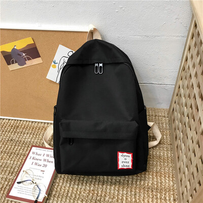 

ins-style double-shoulder bag womens Korean high-school college students simple&easy-to-use campus original sink ulzzang
