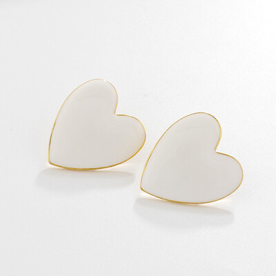 

Flashbuy Trendy Metal Heart Drop Earrings for Women Fashion Colour Oil Stud Alloy Statement Earrings Jewelry Fashion Pendientes