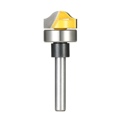 

14" Shank Profile Groove Template Router Bit Woodworking Cemented Carbide Trim Groove Cutter Carving Tool