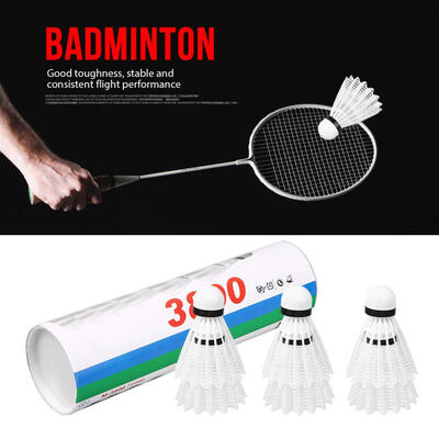 

Greensen 6Pcs White Badminton Balls Shuttlecocks Outdoor Sports Ball Training Accessory