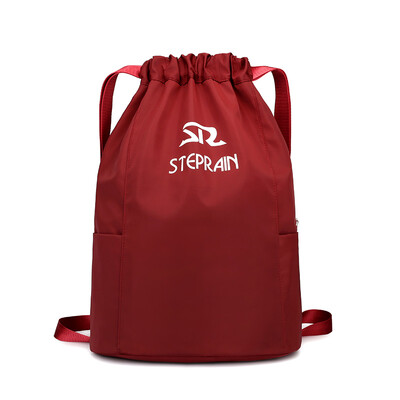 

Beam pockets shoulder bags outdoor sports for women Simple mens&womens universal rope-pulling backpack foldable waterpro
