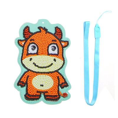 

DIY Diamond Painting Bus Card Hanging Bag ID Card Holder Set