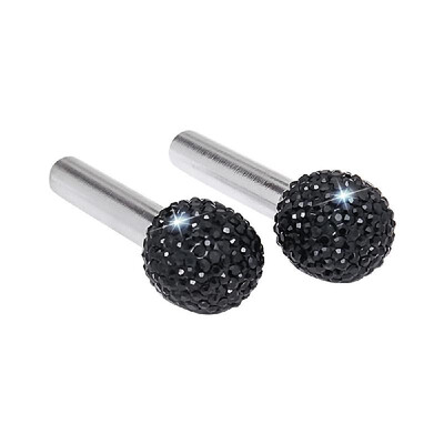 

2pcsSet Bling Car Door Lock Pull Rod Bolt Cover Interior Trim Rhinestones Bling Car Accessories Universal Fit