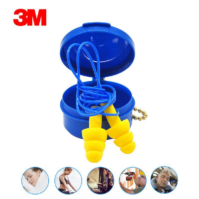 

3M Ear Plugs with Straps Anti-noise Earplugs Sleeping Earplugs Christmas Tree Comfortable Ear Protector with Box