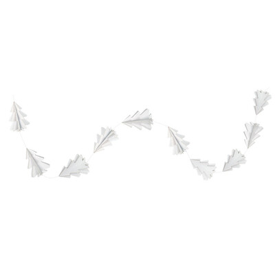 

〖Follure〗Three-dimensional Mini Christmas Tree Paper String Pull Flower Hanging Flag DIY