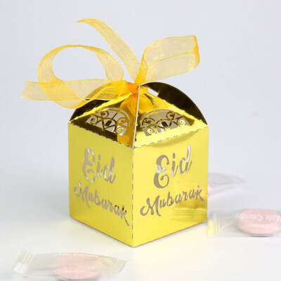 

FUNNYBUNNY Eid Mubarak Candy Box Christmas Tree Decorations Gift Boxes for Wedding Party Favors Christmas Gift Box