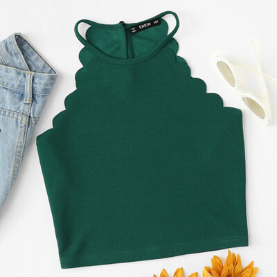 

Fashion Sexy Sleeveless Camisole Solid Color Exquisite Beautiful Camisole