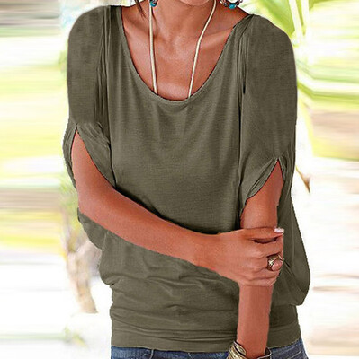 

Starmoon Women Fashion Causal Pure Color O-Neck Short Sleeve Top T-Shirts Blouse