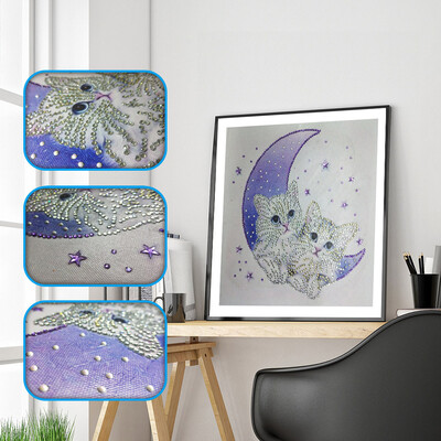 

Siaonvr Special Shaped Diamond Painting DIY 5D Partial Drill Cross Stitch Kits Crystal R