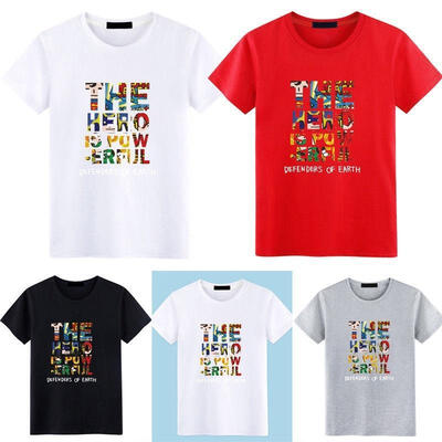 

Fashion Men´s Casual Letter Printed T-shirt Summer Top Crew Neck Basic Tee Blouse