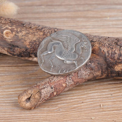 

Greensen Greece Copper Silver Dollar Vintage Commemorative Collection Coin