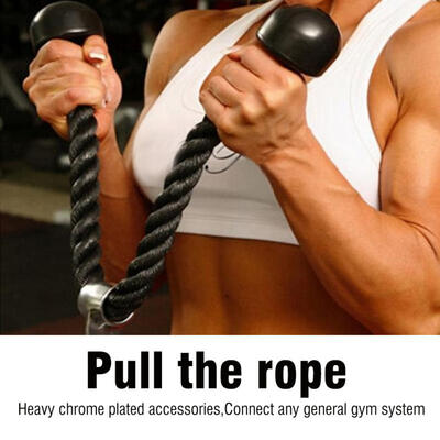 

Greensen Musculus Biceps Triceps Tension Rope Bodybuilding Gym Push Pull Press Cable Attachment