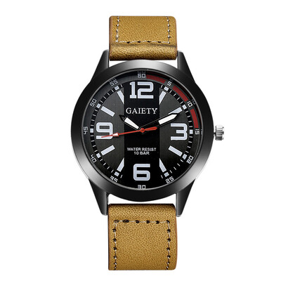

〖Follure〗Retro Design Luxury Mens Watch Stainless steel Leather Analog Quartz Watches