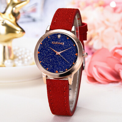 

RM Fashion Simple Without Numeral Scale Starry Dial Dial Quartz Female Watch