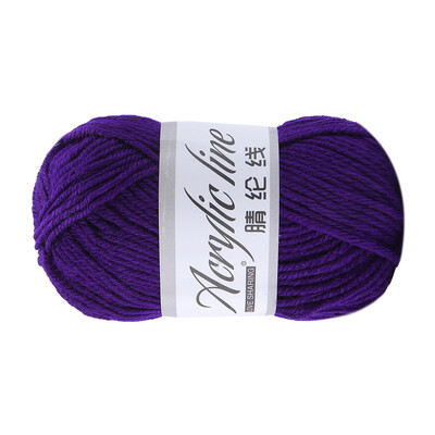 

Toponeto 50g Chunky Wool Roving Scarf Knit Wool Yarn Thickness Warm Hat Household A