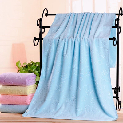 

〖Follure〗Large Bath Towels Superfine Fiber Bath Towel Made of Soft Cotton 276 x 55 inch