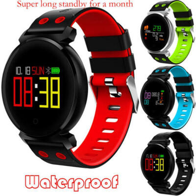 

US Waterproof Smart Watch Heart Rate Monitor Bracelet Wristband for iOS Android