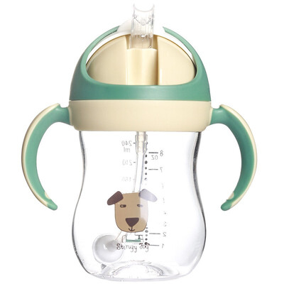 

DILEBEIER Spray-proof straw cute child cup cute water cup 10221