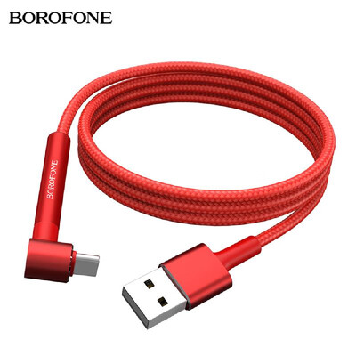 

BOROFONE BU6 Type-C Charging Cable Data Transfer Cord Fast Cable Charging Cords Data Cable High Speed for Type-C Cable Cords Durab