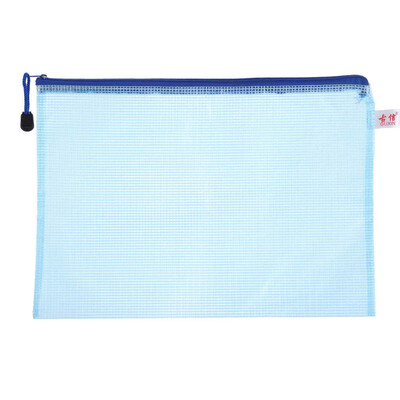 

Selizo 12 Pcs Plastic Zip File Paper Document Folder Bags Storage Pouch with Assorted Sizes 12 Pcs Blue