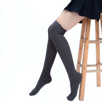 

New Girls Ladies Women Thigh High Over the Knee Socks Long Cotton Stockings Warm