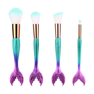 

Toponeto 4PCS Make Up Foundation Eyebrow Eyeliner Blush Cosmetic Concealer Brushes