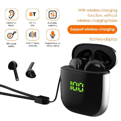 

TWS Earphone BT 50 Touching Headset Sports Digital Display Headphone