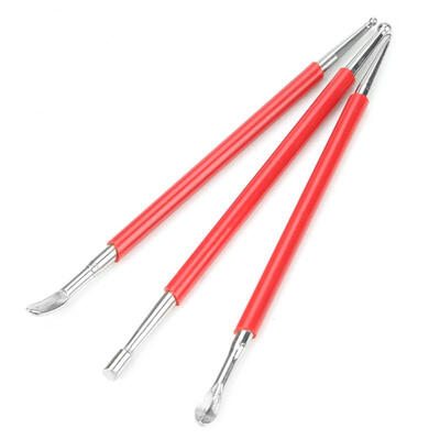 

Greensen 3PCS Stainless Steel Double Head Wax Pottery Clay Carving Sculpture DIY Craft Set