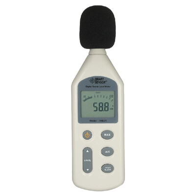 

SMART SENSOR High Accuracy LCD Digital Sound Level Meter Noise Measuring Instrument Decibel Monitoring Tester 30-130dBA