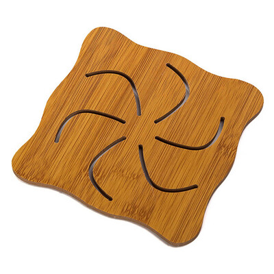 

Toponeto Wooden Coasters Kitchen Cutlery Thickened Anti-scalding Pad Placemat