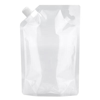 

Greensen 20Pcs Transparent Liquor Drinking Flasks Funnel Bag Plastic Alcohol Wine Pouch Pocket