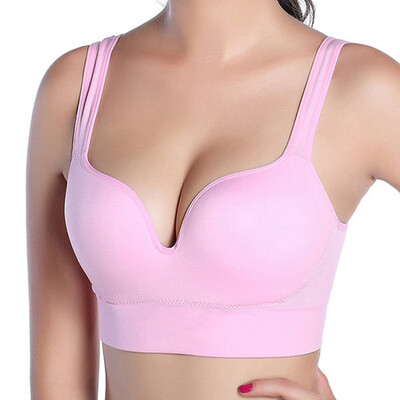 

〖Follure〗New Fashion Women Sports Bra Gather Vest Wireless Running Fitness Underwear