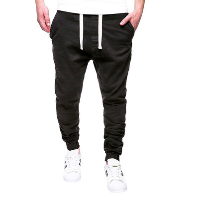 

Gobestart Fashion Mens Sport Camouflage Lashing Belts Casual Loose Sweatpants Drawstring