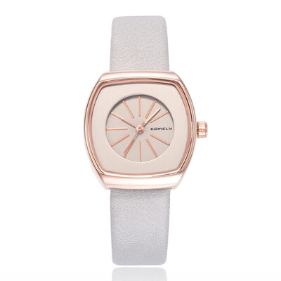 

Japanese movement barrel type ladies fashion watch simple