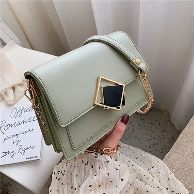 

Small bag female new Korean version of the ocean chain small square bag fashion wild texture shoulder Messenger bag